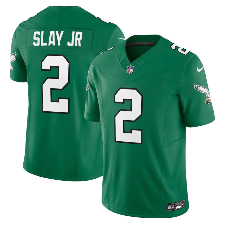 Men Philadelphia Eagles #2 Darius Slay Jr. Nike Kelly Green Alternate Vapor F.U.S.E. Limited NFL Jersey